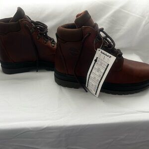 Timberland Brown Leather Work Boots